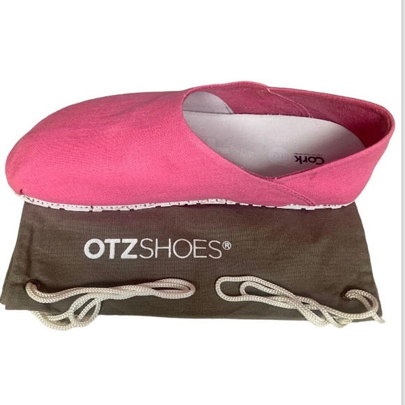 🔥NEW OTZ 300GMS UNISEX LINEN Shoes in Fuchsia (pink) NWT - Picture 3 of 16